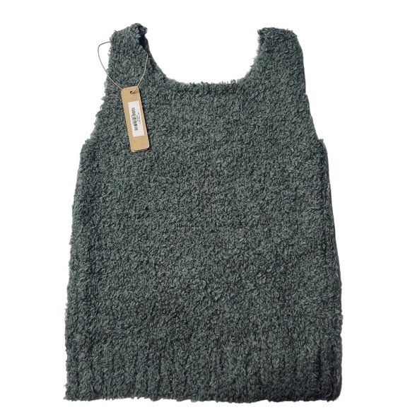 SKIMS Cozy Knit Tank Top Lot of 2 Smoke Onyx Girls 6/7 - Picture 8 of 16